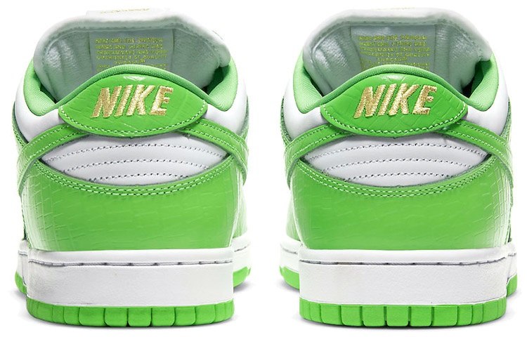 Кеды Nike x Supreme Dunk SB "Mean Green" (бело-зеленые) — фото 5