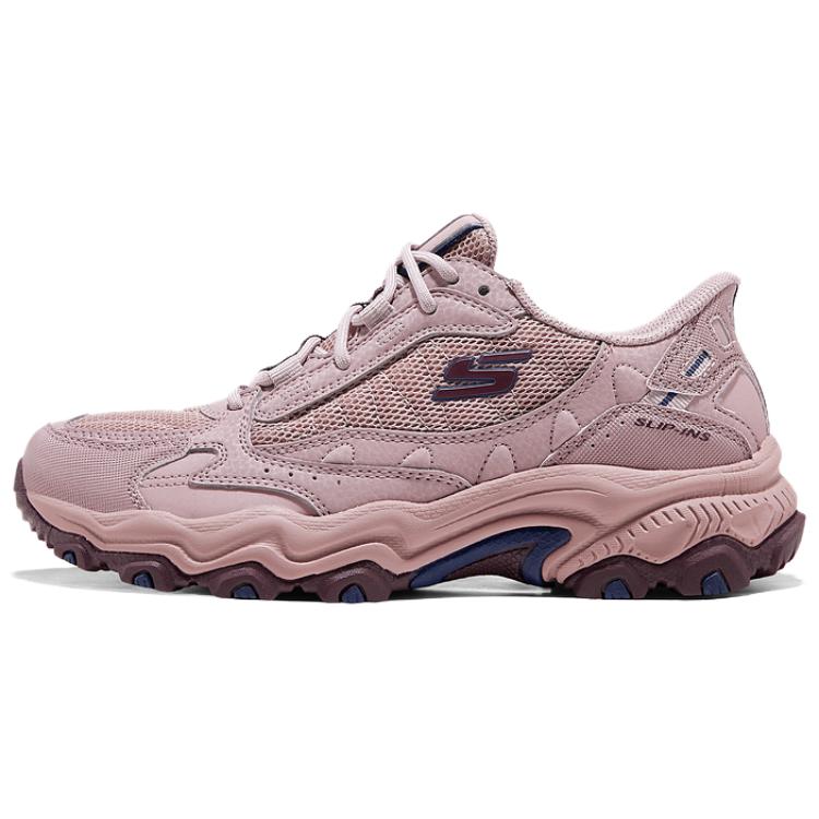 Skechers Cushioning Slip Resistant Abrasion Resistant Grip Low top Hiking Shoes Women’s Pink