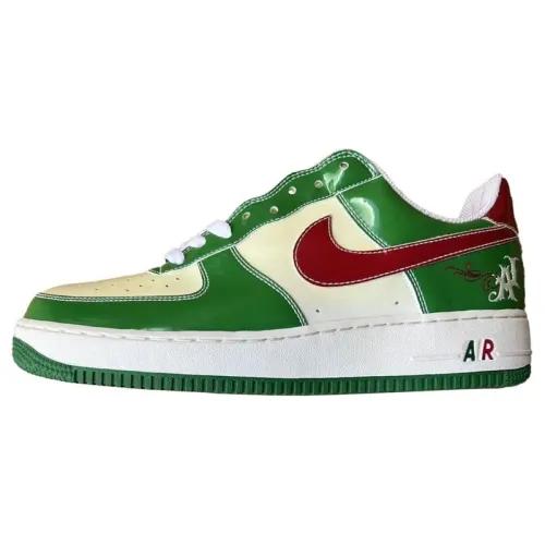 Nike Air Force 1 Low ' White Classic Green Varsity Red'