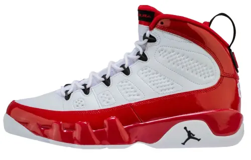 Jordan Air Jordan 9 Gym Red gym support impact resistance rebound mid-top retro basketball shoes men's red and white