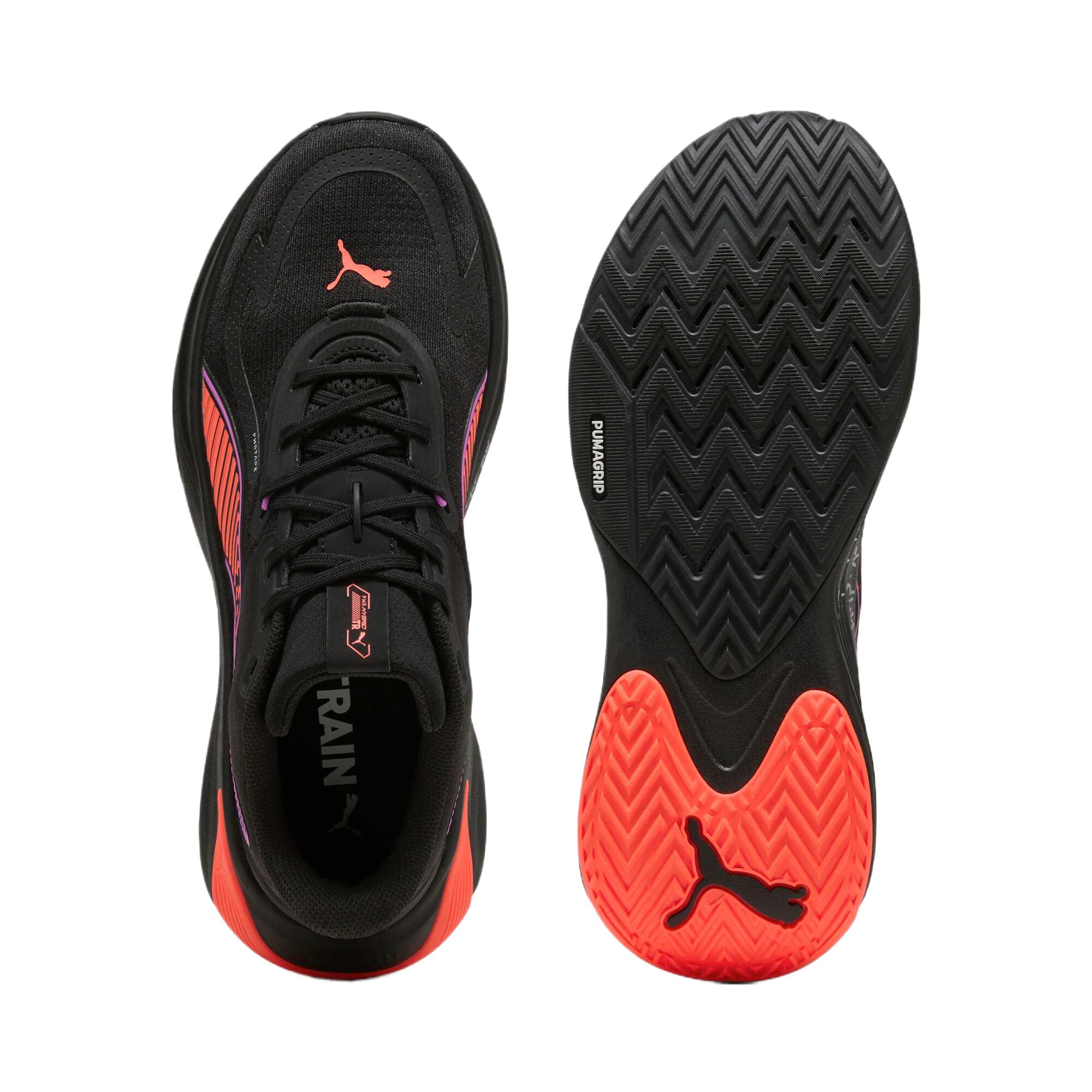 PUMA Comfortable Abrasion Resistant Low top Training Shoes Unisex Black