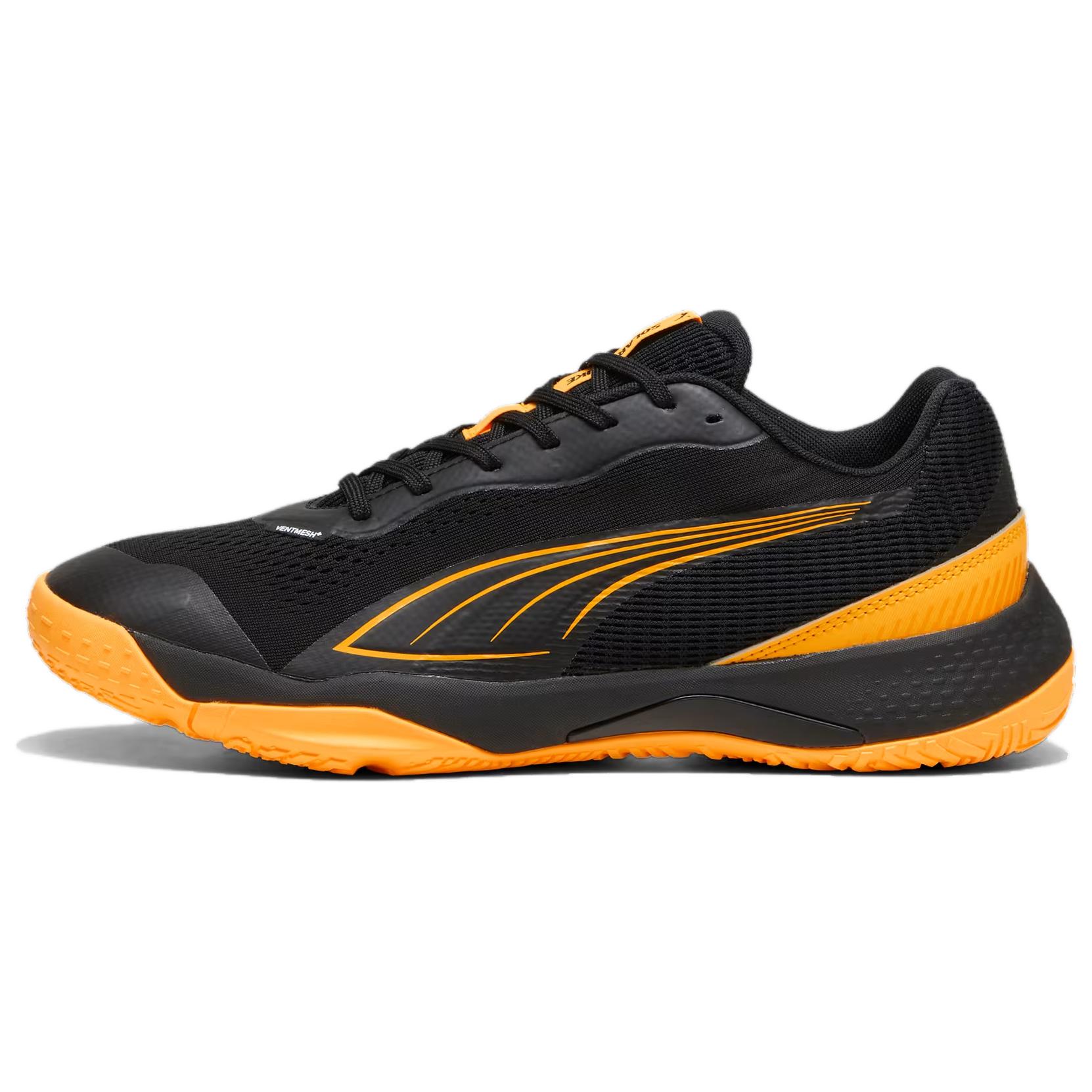 PUMA Solarstrike3 Abrasion Resistant Breathable Low top Training Shoes Unisex Black Yellow
