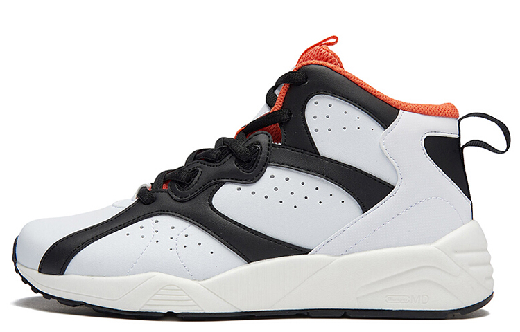 361° QU!KFOAM Basketball Shoes Women’s Mid Top White/Orange/Black
