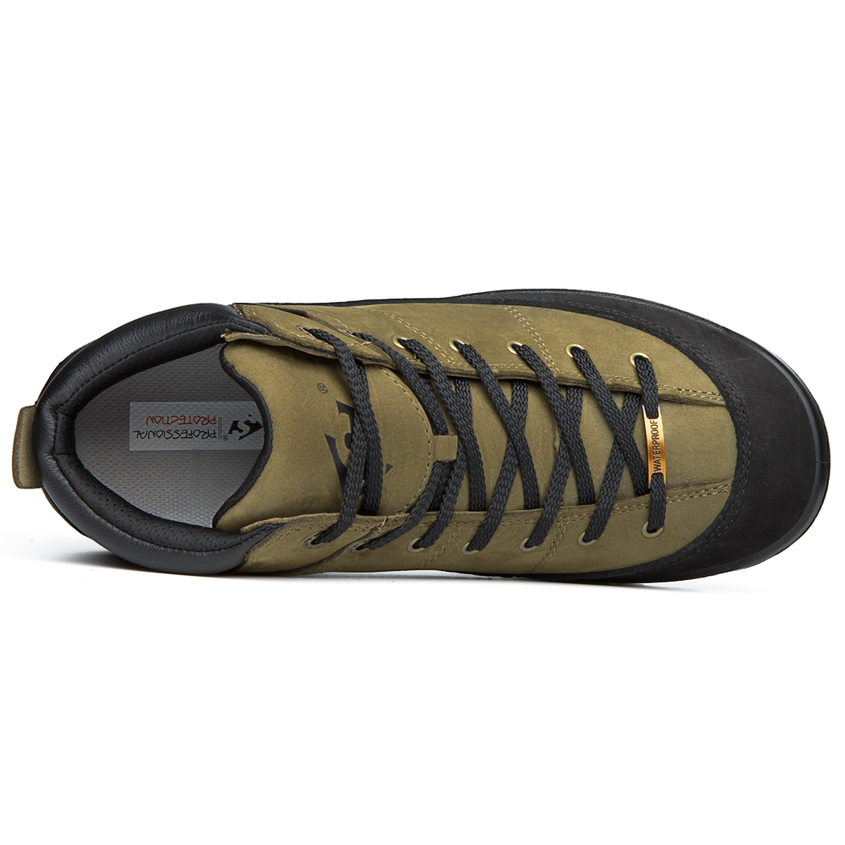 SLEADER On The Road Collection Cow Leather Slip Resistant, Abrasion Resistant, Waterproof Mid top Hiking Shoes Men’s