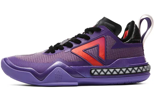 PEAK Andrew Wiggins AW1 Stwich Slip Resistant Low top Basketball Shoes Men's Lakers Purple