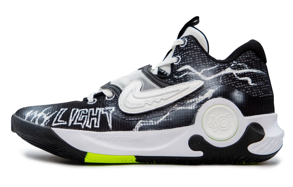 Nike KD Trey 5 X Snowfield Lightning Lightweight Mid top Basketball Shoes Men's Black White