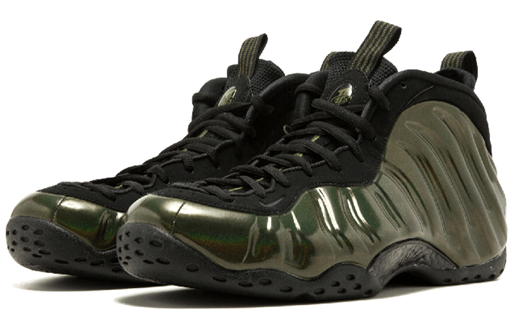 Мужские кроссовки Nike Foamposite One (военный зеленый) — фото 3