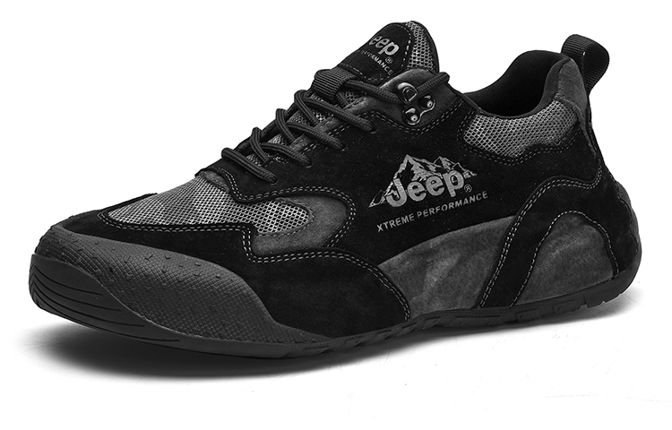 Jeep Comfortable Low top Outdoor Shoes Men’s Black
