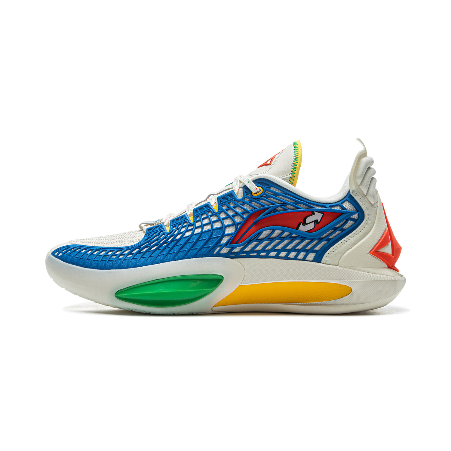 Li Ning JB3 Low top Basketball Shoes Men’s White Blue Red