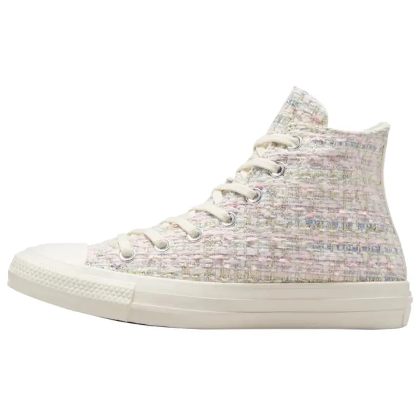 Converse Chuck Taylor All Star Abrasion Resistant High top Canvas Shoes Unisex Beige Pink