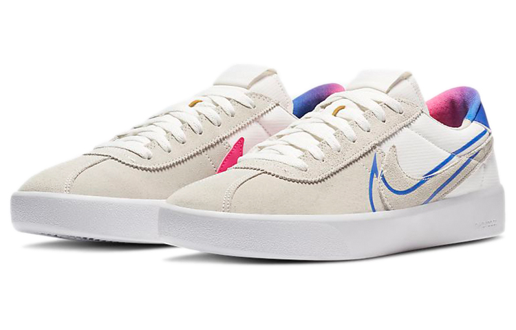 Мужские кеды Nike SB Bruin SB React T (бело-розовые) — фото 3