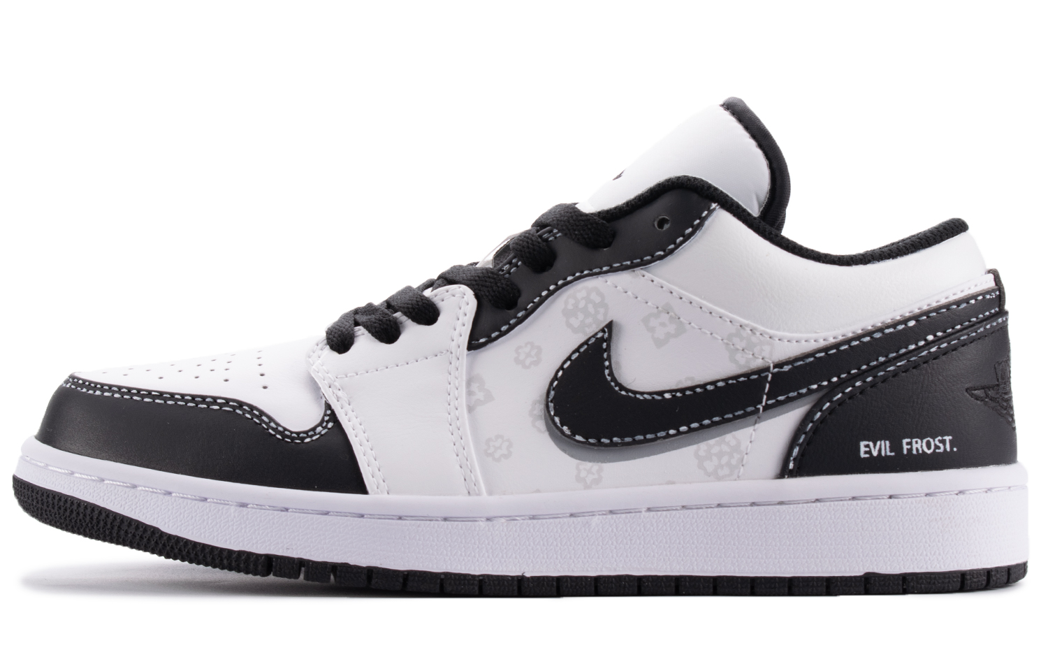 Jordan Air Jordan 1 Slip Resistant, Abrasion Resistant, Lightweight Low top Vintage Basketball Shoes Men’s Black White