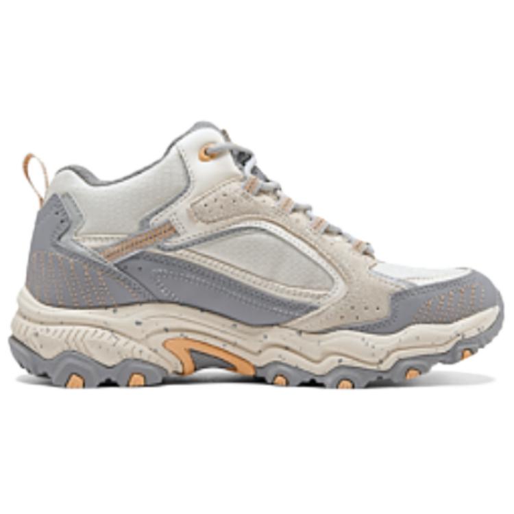 Skechers Abrasion Resistant Rebound Mid top Outdoor Shoes Women’s Beige Gray
