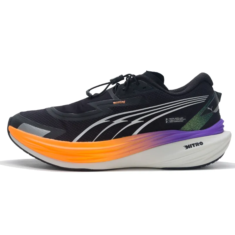PUMA Deviate NITRO 3 Coverage Training Shoes Men's Black Orange Purple
