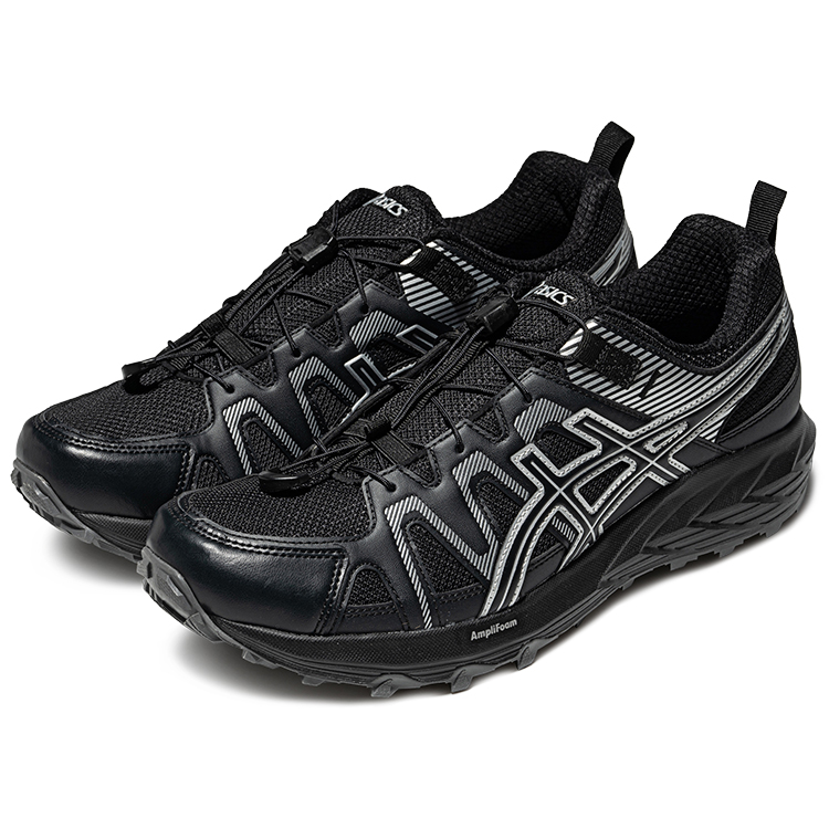 ASICS Gel Sonoma FE Textile, Synthetic Leather Low top Hiking Shoes Men’s Silver Black