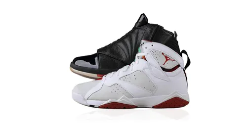 Jordan Countdown Pack 7/16 Comfortable High Top Retro Basketball Shoes Men's Black and White