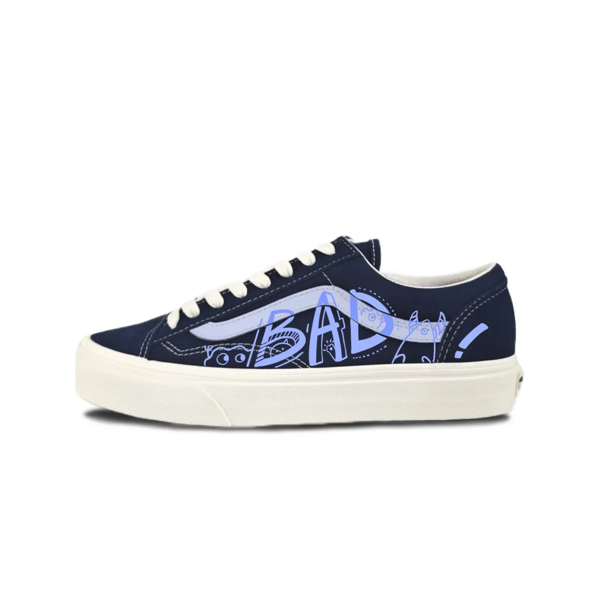 Vans Style 36 Suede Slip Resistant Abrasion Resistant Low top Skateboard Shoes Unisex Black Purple