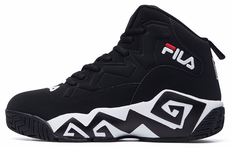 FILA MB1 High Top Basketball Shoes Black Women's