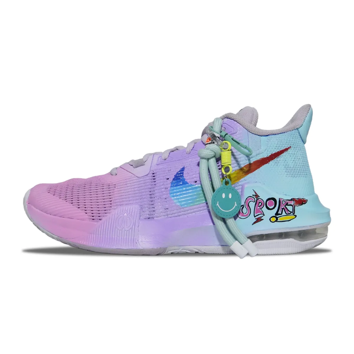 Nike Air Max Impact 3 Basketball Shoes Men's Low Top Pink
