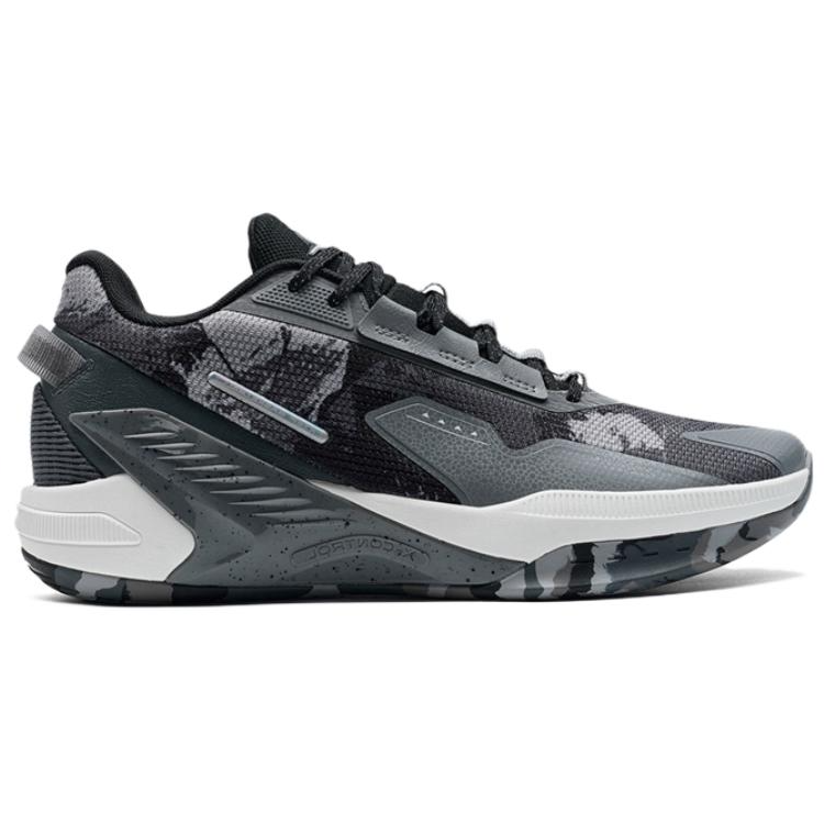 XTEP Serpent Strike TD Slip Resistant Low top Basketball Shoes Men’s Gray Black