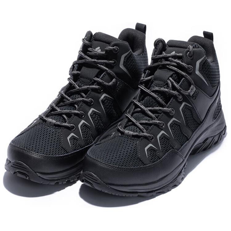 Columbia Slip Resistant Abrasion Resistant Mid top Hiking Shoes Men’s Black