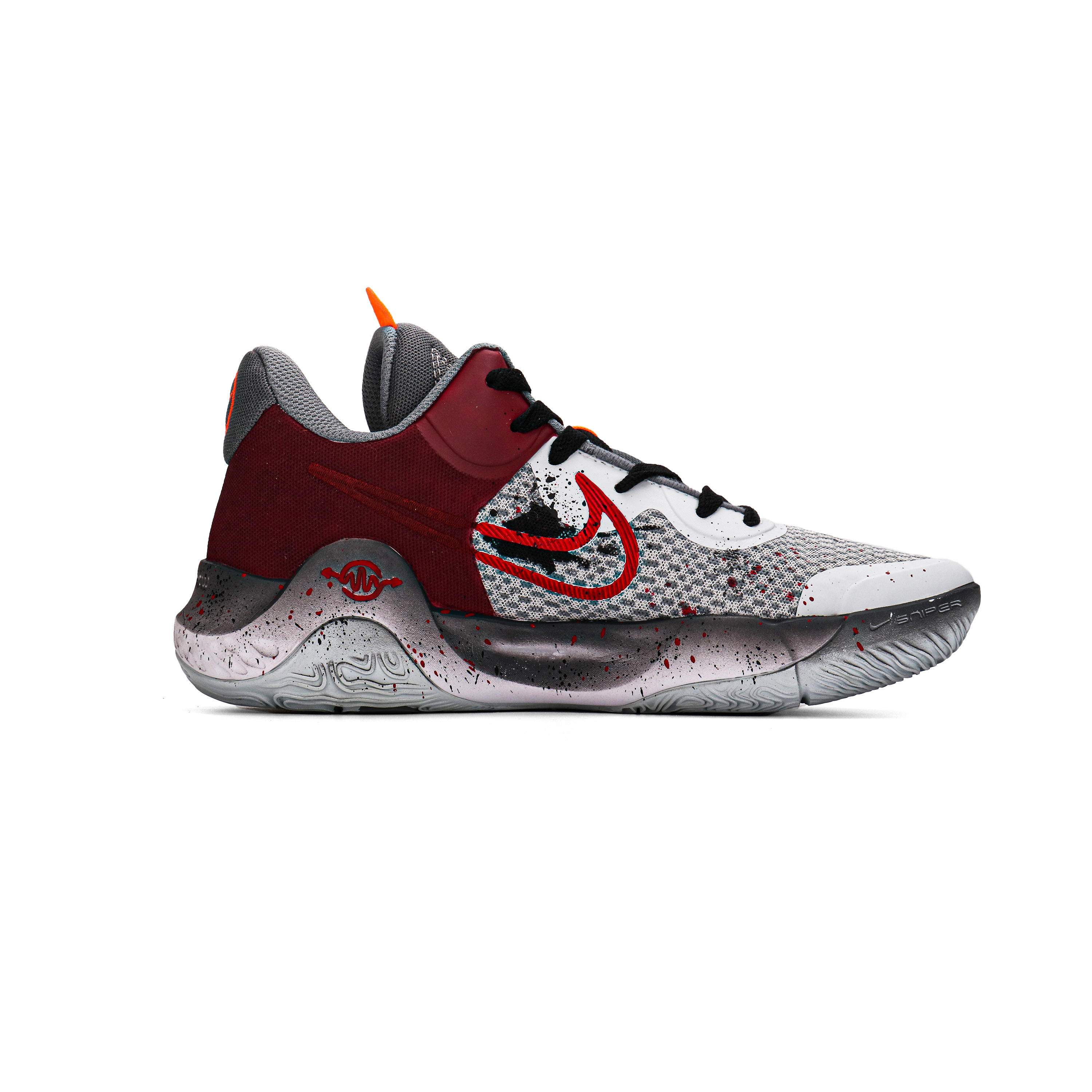 Nike KD Trey 5 IX Basketball Shoes Unisex Mid Top Black Red