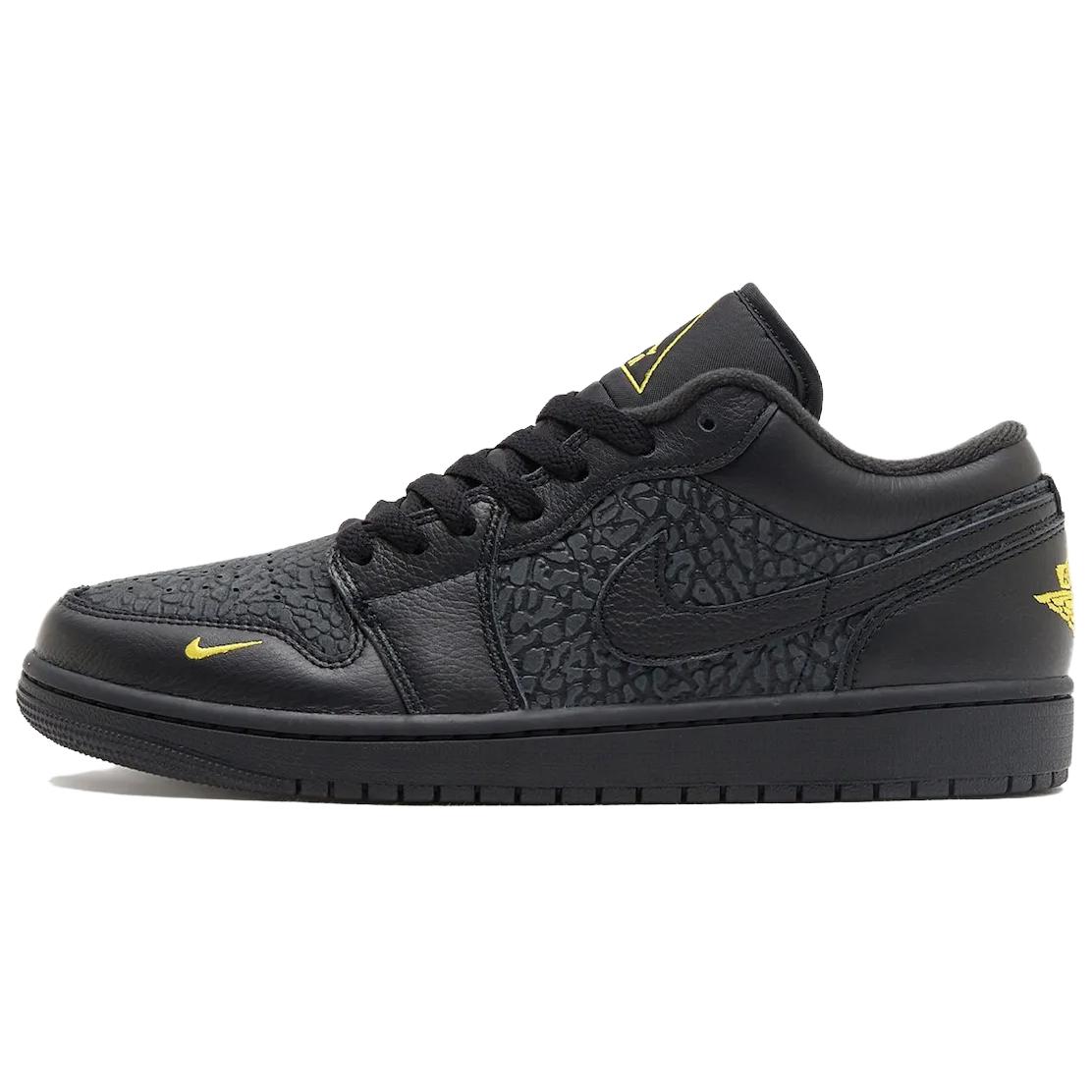 Мужские кроссовки Jordan Air Jordan 1 Low SE (черные)