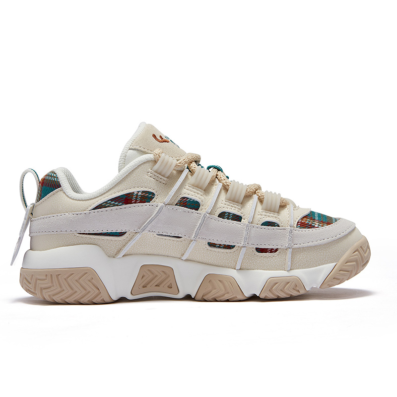 FILA FUSION BUSTER Puffy Shoes Abrasion Resistant Low top Vintage Basketball Shoes Women’s White Green