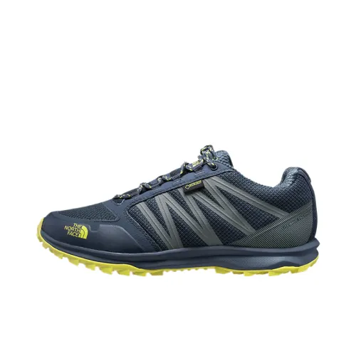 THE NORTH FACE GORE TEX Waterproof And Breathable Grip Slip Resistant Low top Mountaineering Hiking Shoes Men's Blue