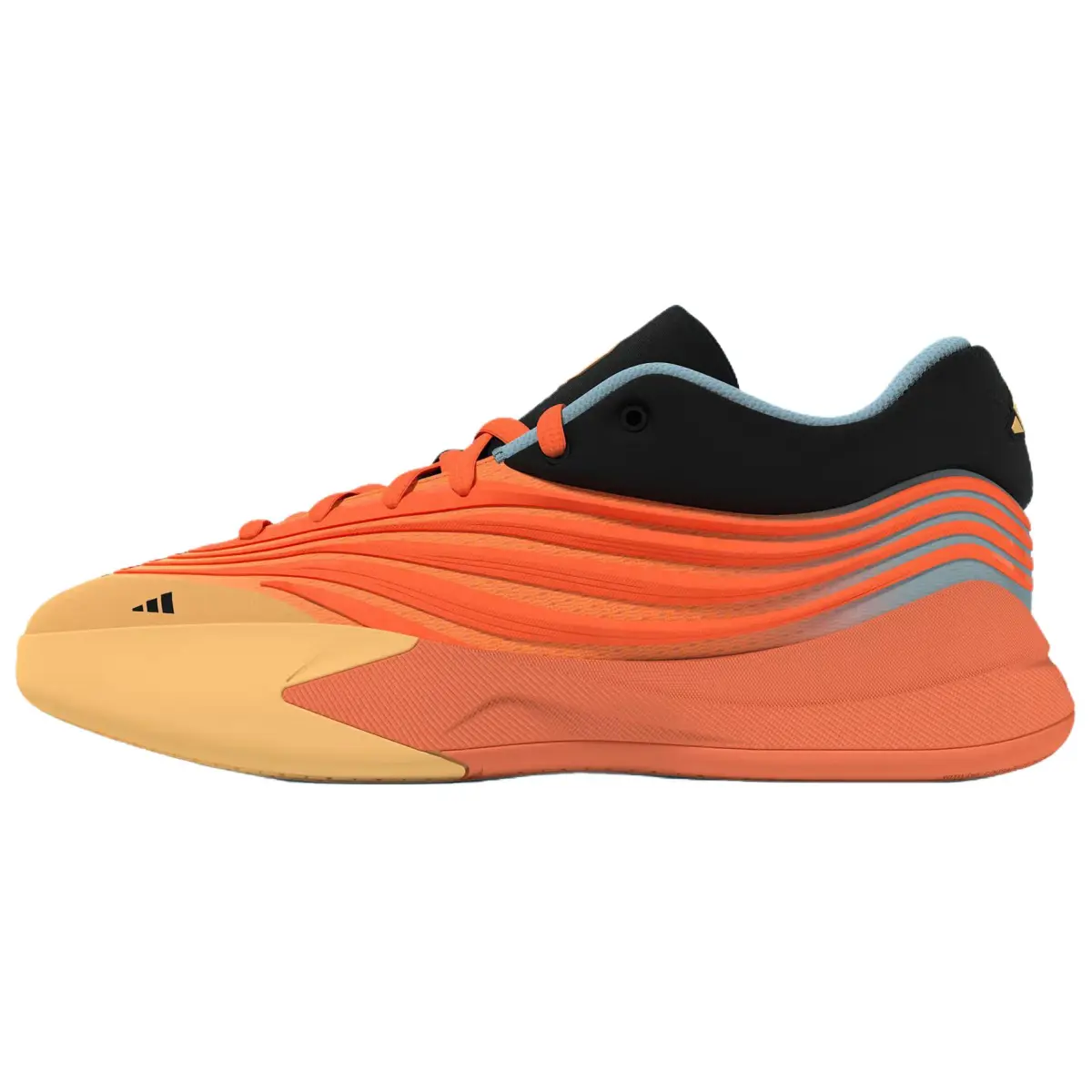 Adidas Dame 10 Low top Basketball Shoes Unisex Orange Black