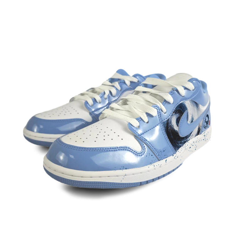 Jordan Air Jordan 1 Low ‘Legend Blue’ Slip Resistant Abrasion Resistant Low top Vintage Basketball Shoes Unisex Blue
