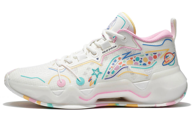 Disney x Li Ning Liren 2 Low Textile, Synthetic Leather, TPU Wear resistant And Lightweight Low top Basketball Shoes