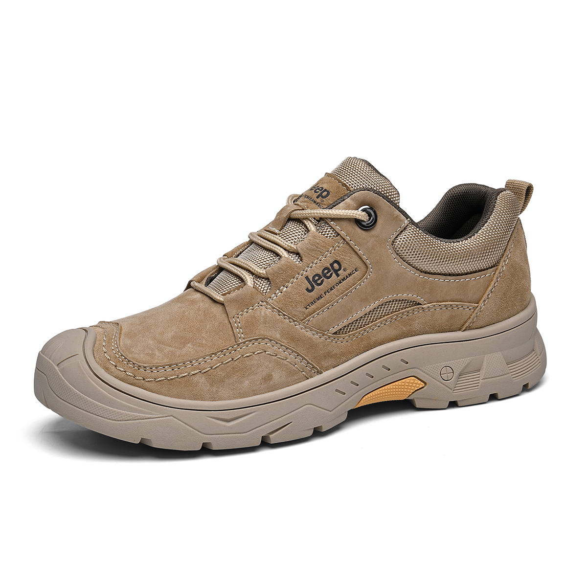 Jeep Textile, Pigskin Low top Outdoor Shoes Men’s Sand