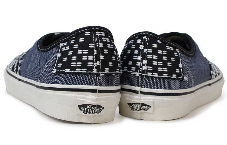 Кеды Vans Authentic Classic (черно-синие) — фото 4