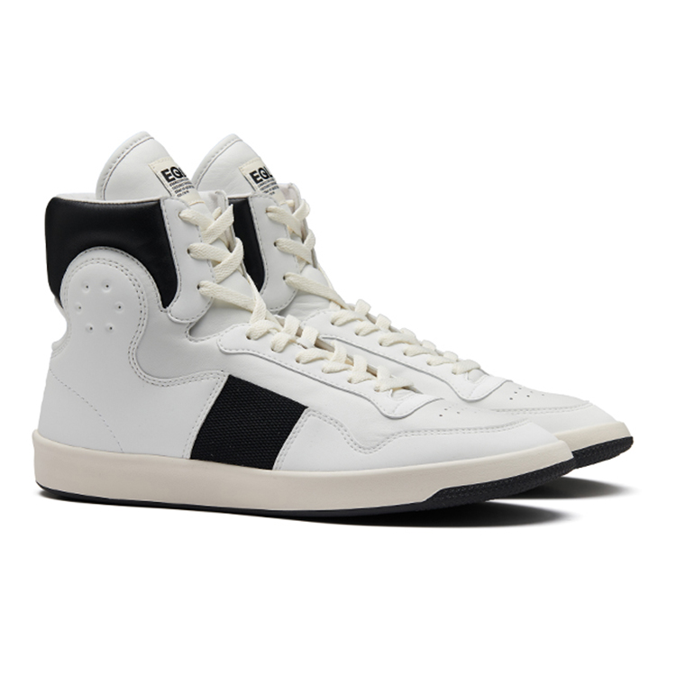 EQLZ EQUALIZER 1970 Lightweight High top Vintage Basketball Shoes Unisex Urban Black