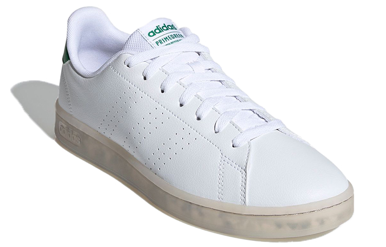 Мужские кеды adidas neo ADVANTAGE Eco (бело-зеленые) — Белый / зелёный — фото 3