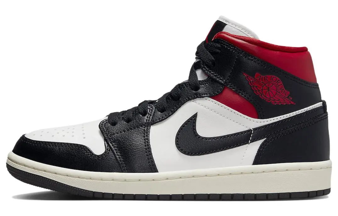 Jordan 1 Mid Gym Red Panda Women's