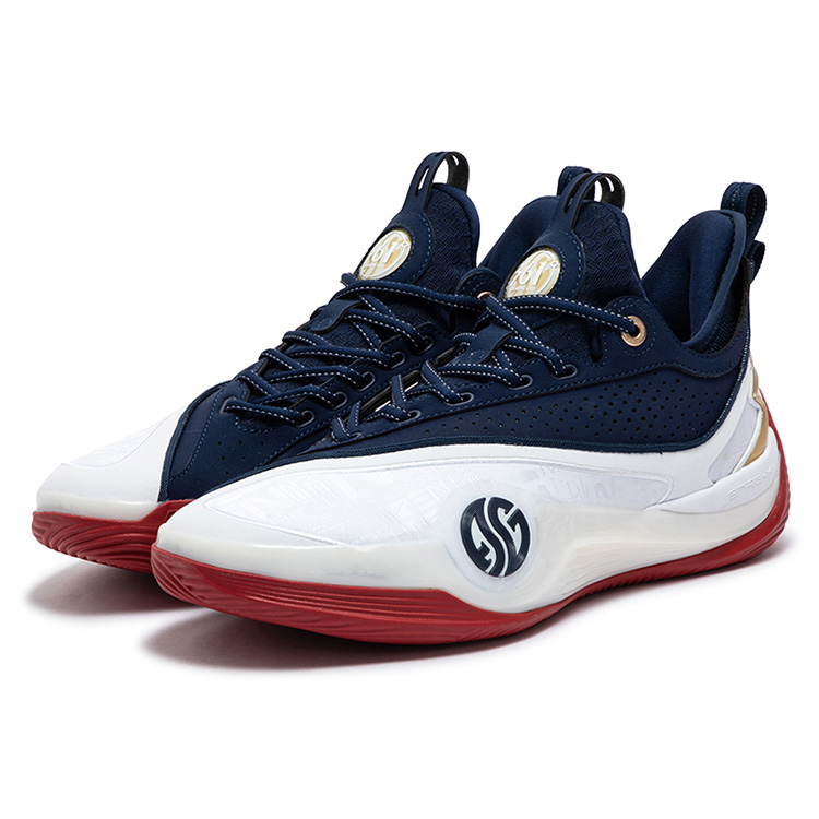 361° Zen 6 Prm Basketball Shoes Men’s Low Top 361 Degrees White/Gym Red
