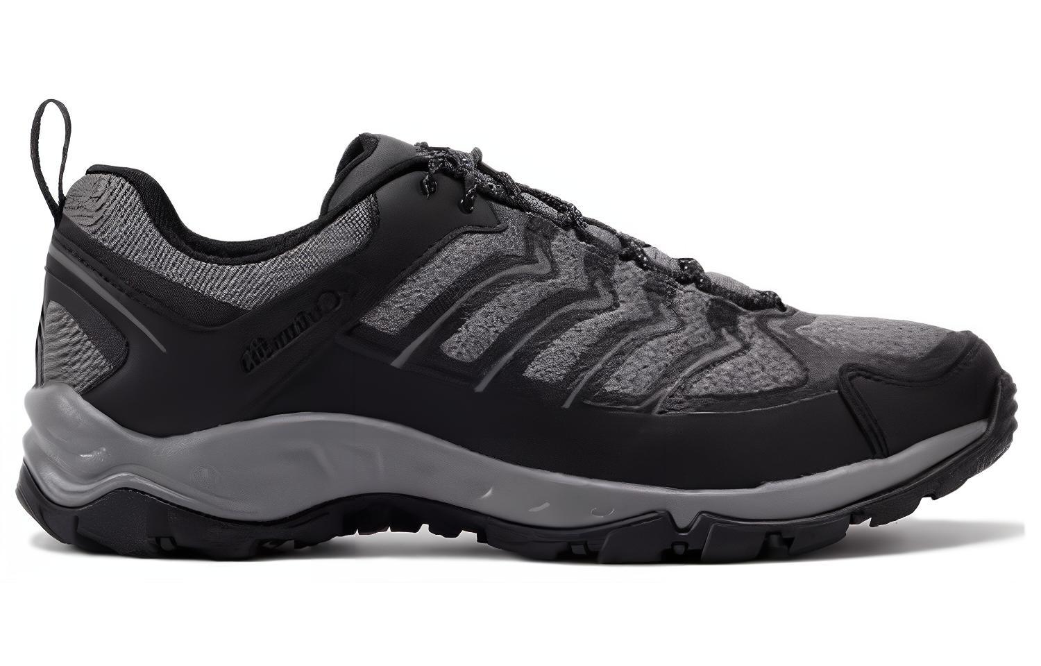 Columbia Cushioning Slip Resistant Abrasion Resistant Low top Hiking Shoes Men’s Black