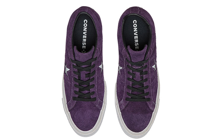 Кеды Converse One Star (бело-фиолетовые) — фото 4