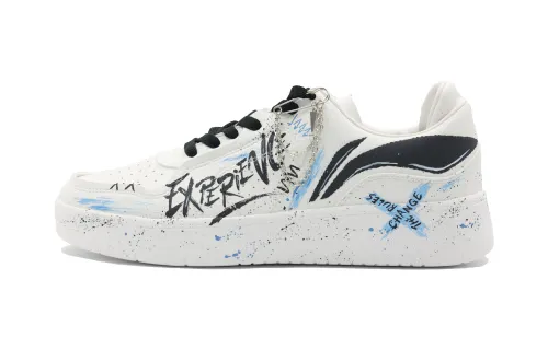 Li Ning Street Player Slip Resistant Cushioning Abrasion Resistant Slip Resistant Cushioning Abrasion Resistant Low top