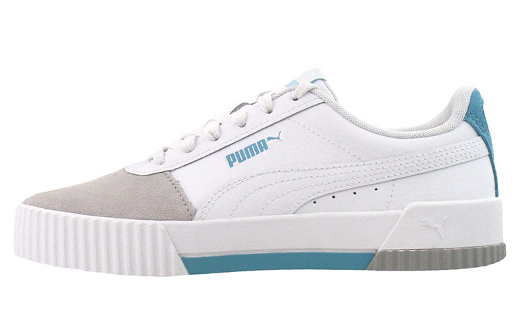 PUMA Carina Skateboard Shoes Women's Low Top White/Gray