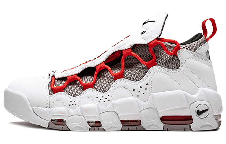 Nike Air More Money White Habanero Red Atmosphere Grey