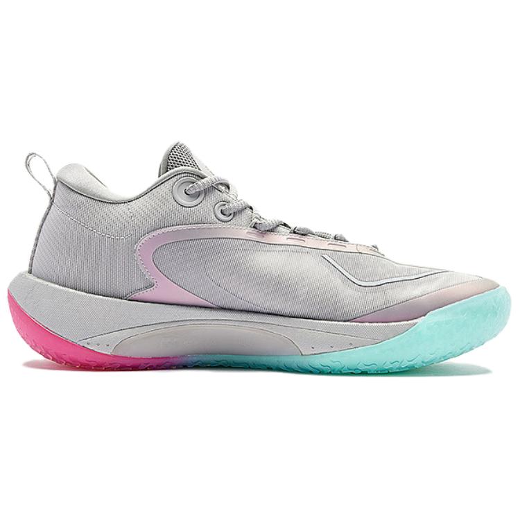 QIAODAN Wind Blade 4 PRO Q KUNGFU TURBO Slip Resistant Low top Basketball Shoes Men’s Gray Red