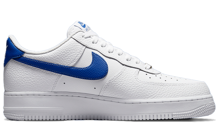 Мужские кеды Nike Air Force 1 Royal Blue (бело-синие) — фото 2