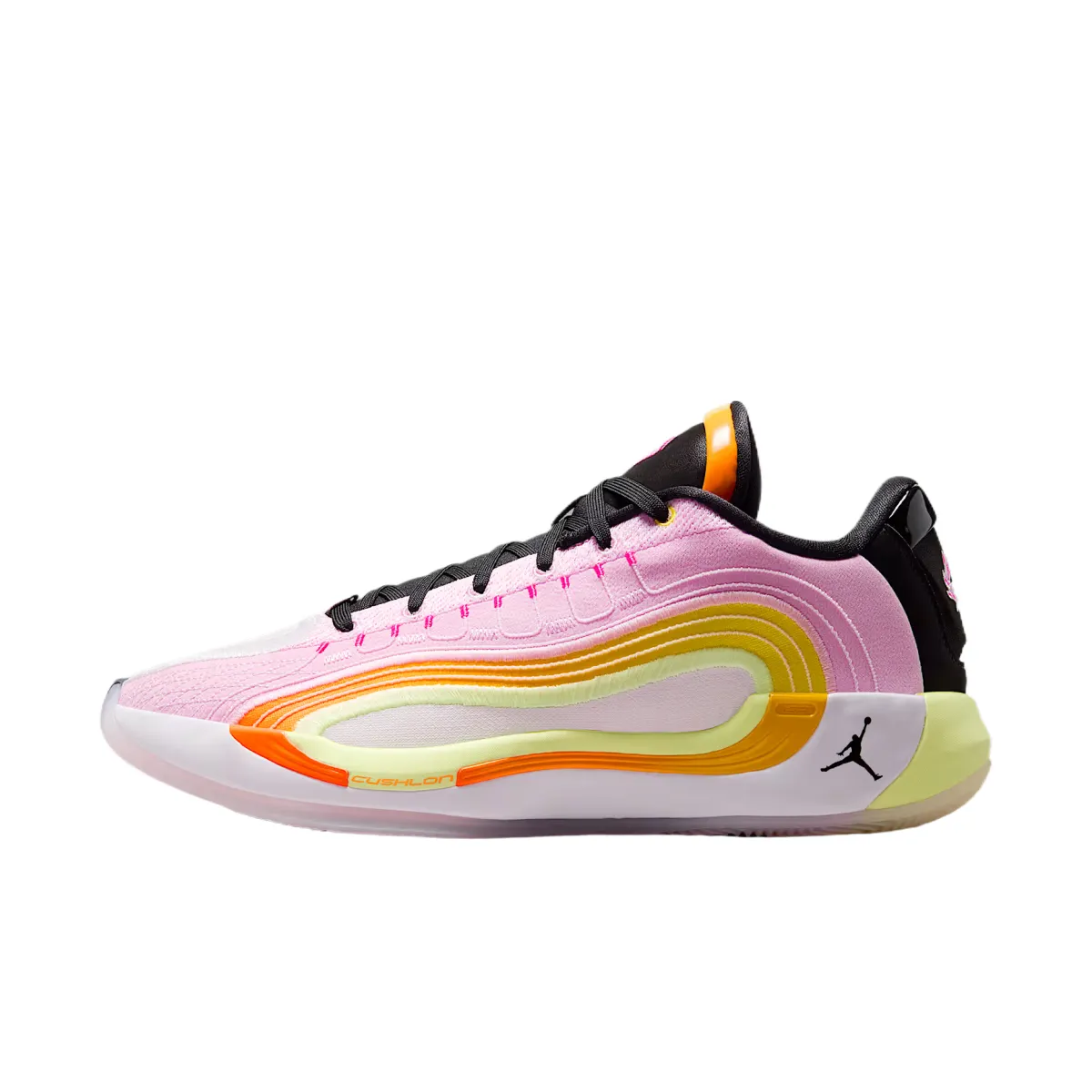 Jordan Luka 4 Slip Resistant Abrasion Resistant Low top Basketball Shoes Men's Pink