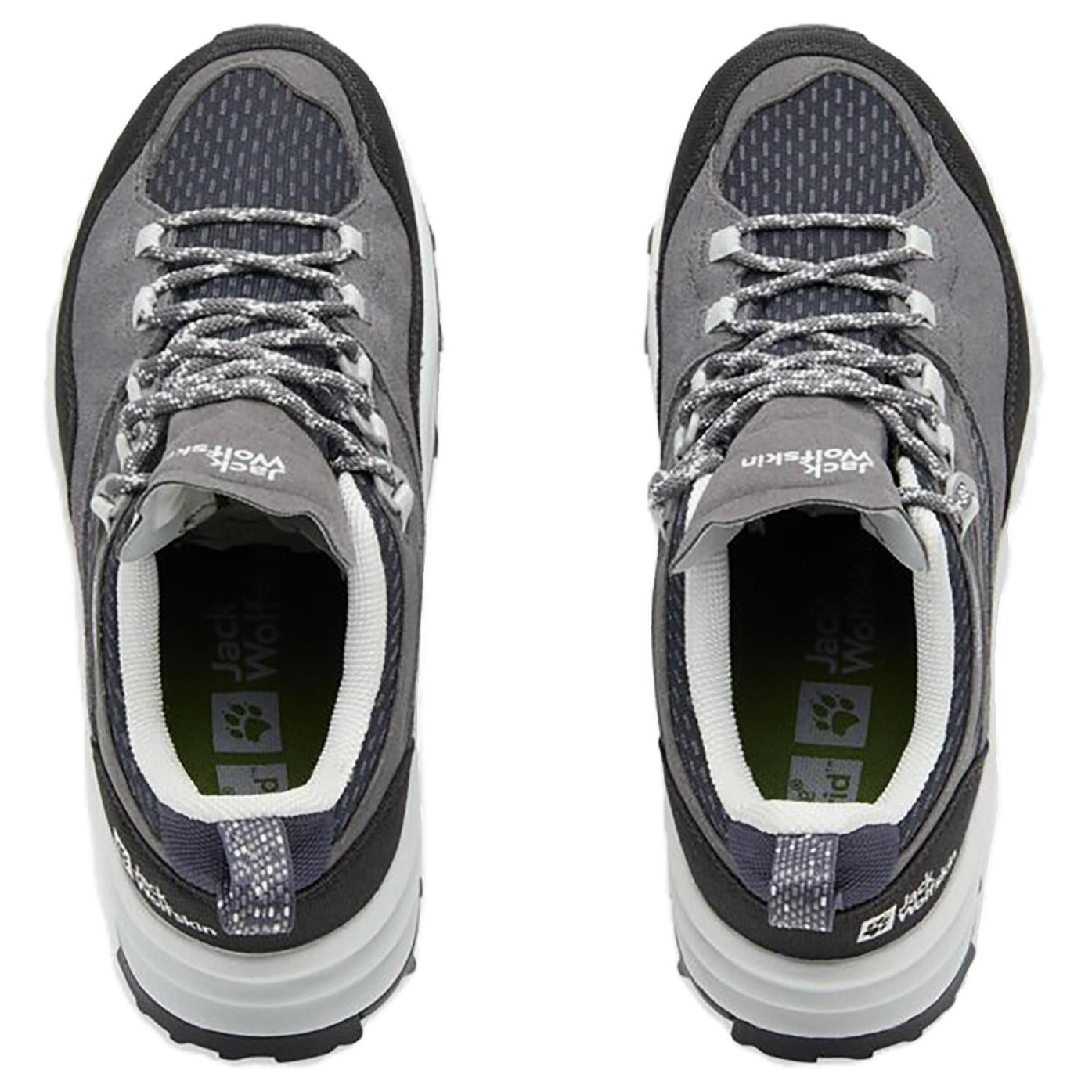 Jack Wolfskin Slip Resistant Low top Hiking Shoes Women’s Dark Gray Blue