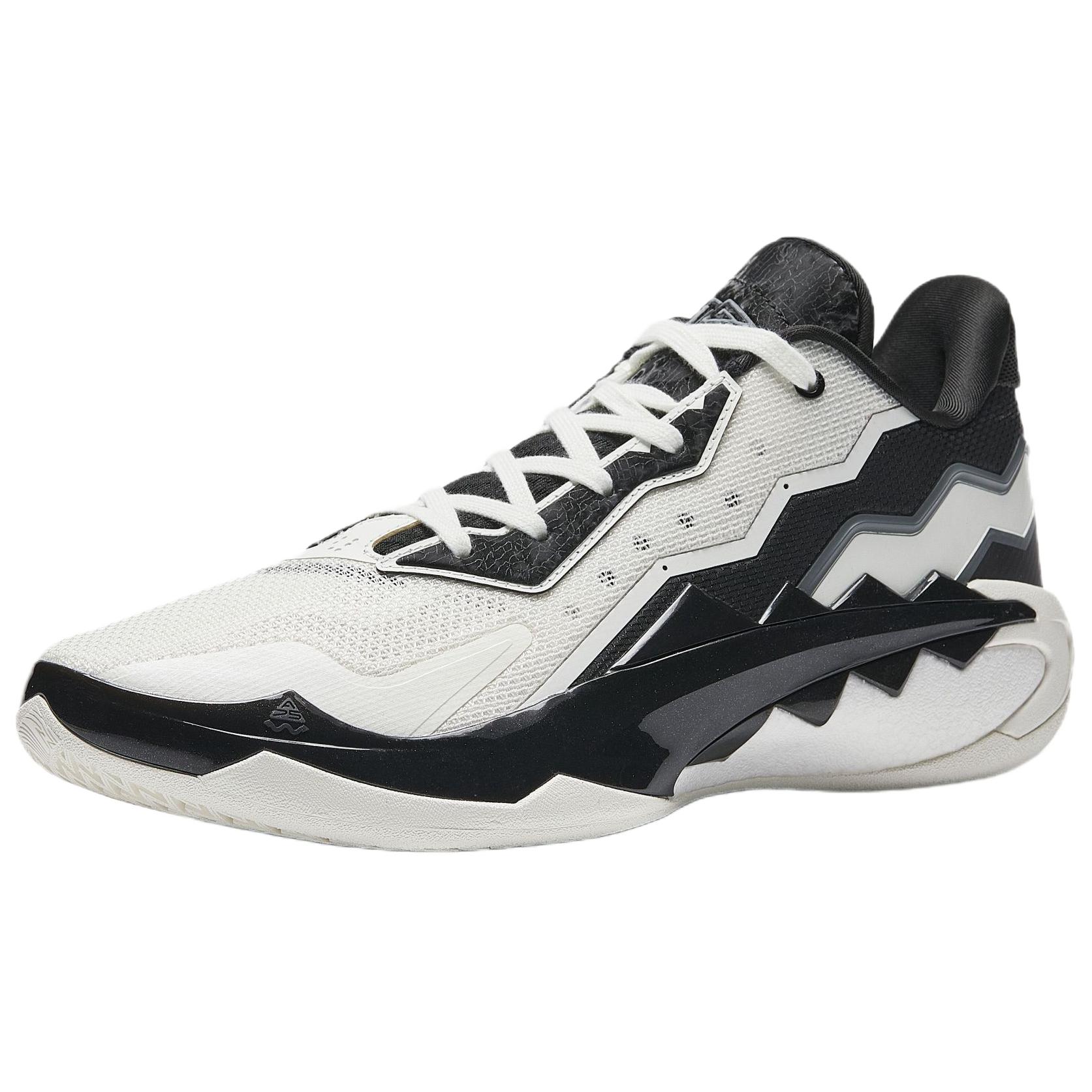 Anta Cushioning, Wear Resistant Low top Basketball Shoes Men’s White Black