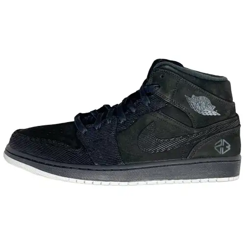 Jordan 1 Mid Suit And Sneakers