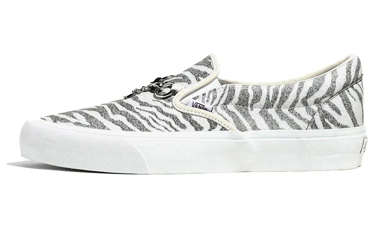 Slip-On Needles x Vault Classic Vans V 'Animal Print - White'